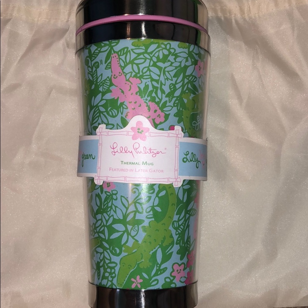 New Lilly pulitzer thermal mug